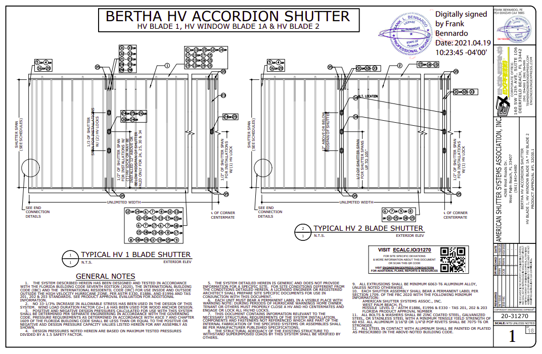 HV 1 Accordion Drawings